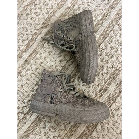 Converse x Feng Chen Wang Chuck 70 High 2-in-1 Concrete Gray Womens 6.5 Mens 4.5 - Picture 2 of 11
